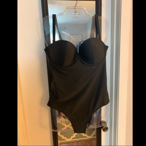 Black One Piece Swim Suit